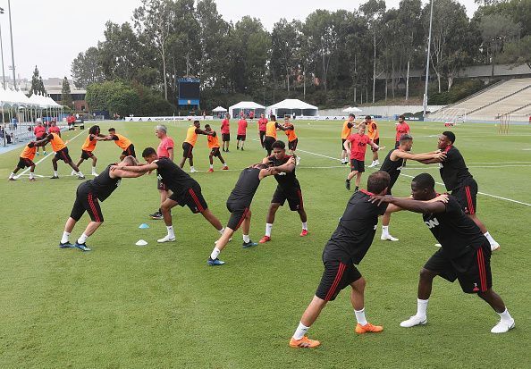 Manchester United Pre-Season Training Session