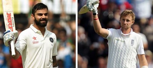 Image result for England vs India 2018 Test series Root vs Kohli