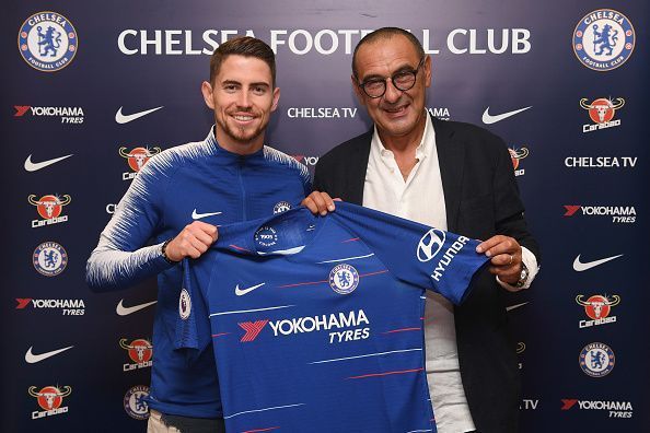 Chelsea Unveil New Signing Jorginho...