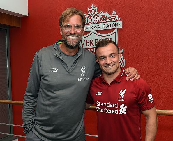 Liverpool Unveil New Signing Xherdan Shaqiri