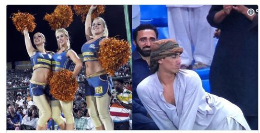 Cheerleaders in IPL vs PSL