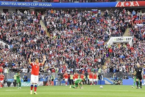 Football: Russia vs Saudi Arabia at World Cup