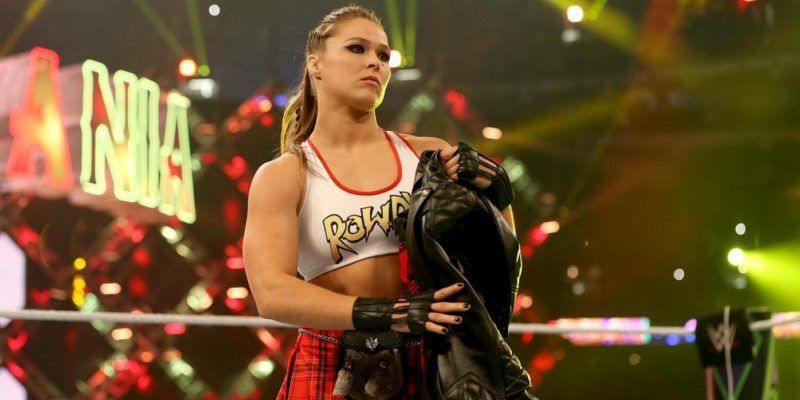 Ronda Rousey made her in-ring debut at WrestleMania