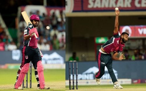 Srikkanth (L) and Yo Mahesh (R) did the damage early with the bat and ball