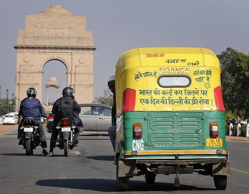 Indian Auto Driver Cricket Fan Offers Free Rides If Team Wins World Cup