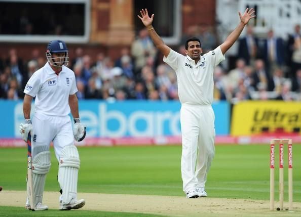 Image result for zaheer khan vs England in Tests