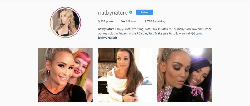 Natalya has ammassed more than 3 million followers 