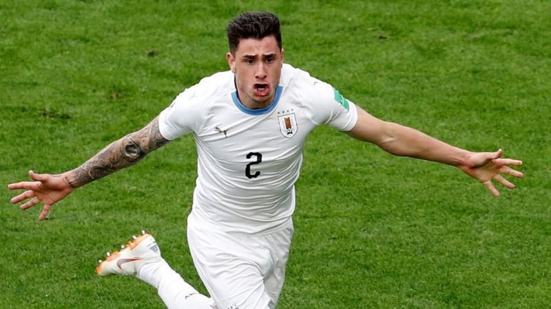 Gimenez got Uruguay&#039;s campaign off to a winning start