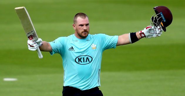 Image result for Aaron Finch 114* vs Sussex, The Oval, London (2017 - NatWest t20 Blast)