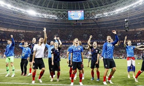 Football: Croatia vs England at World Cup