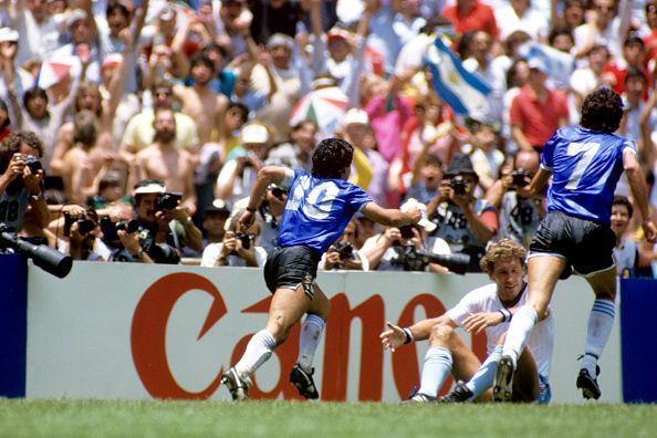 Soccer - World Cup Mexico 1986 - Quarter Final - England v Argentina - Azteca Stadium