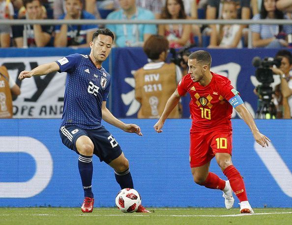 Football: Japan vs Belgium at World Cup