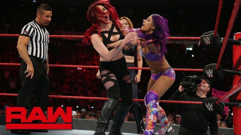 Image result for wwe 23 july 2018 sasha banks and bayley