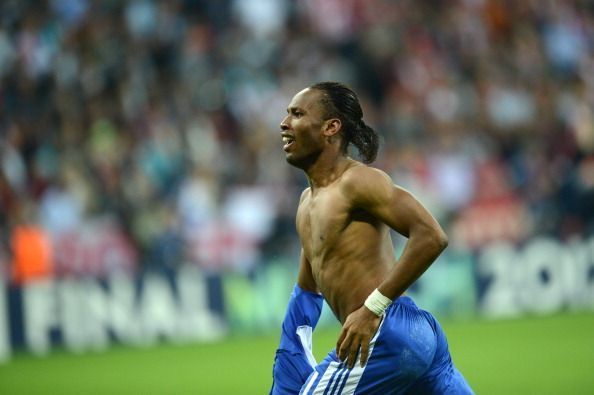 Chelsea&#039;s Ivorian forward Didier Drogba 