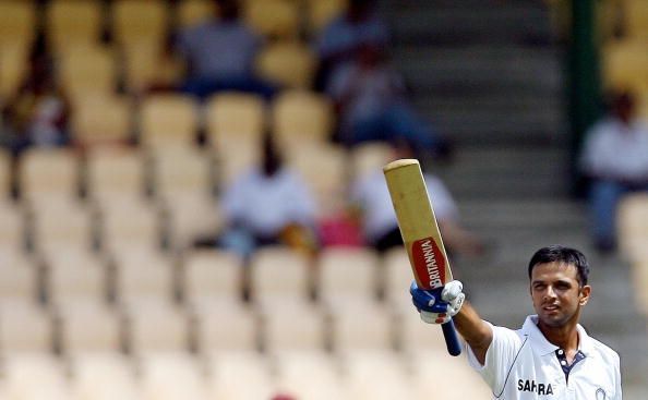 Indian cricket captain Rahul Dravid cele