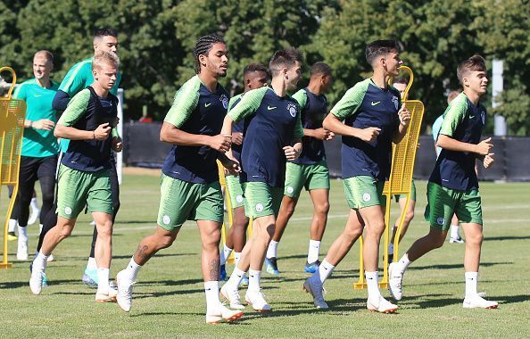 Manchester City Pre-Season Training Session