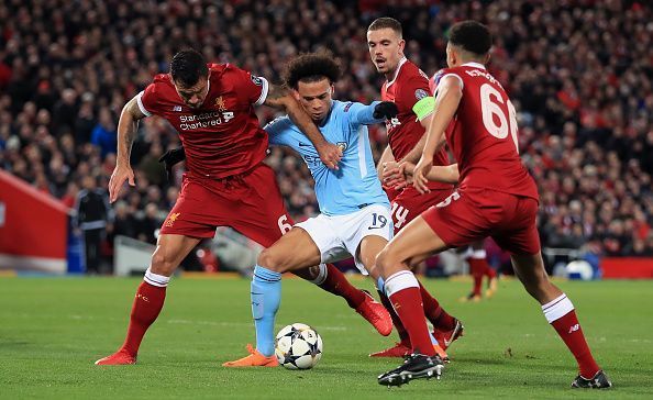 Liverpool v Manchester City - UEFA Champions League - Quarter Final - First Leg - Anfield