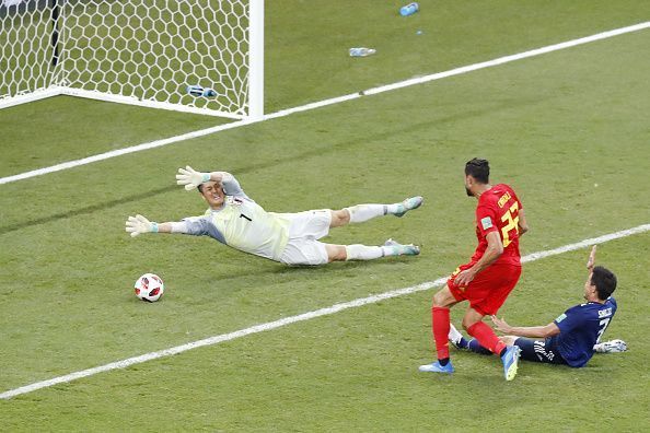 Football: Japan vs Belgium at World Cup