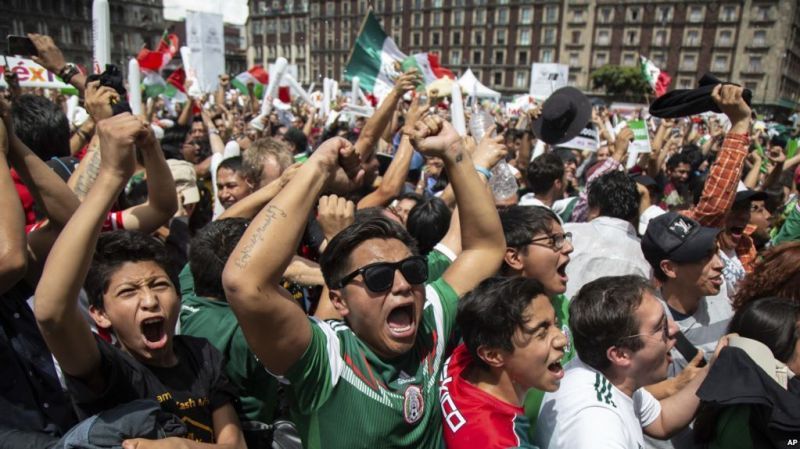 The whole of Mexico was euphoric as El Tri defeated Germany