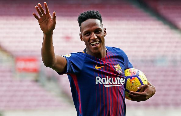 New Barcelona Signing Yerry Mina Unveiled