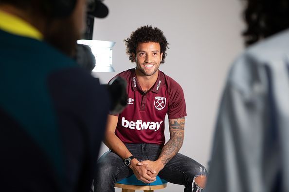 West Ham United Unveil New Signing Felipe Anderson