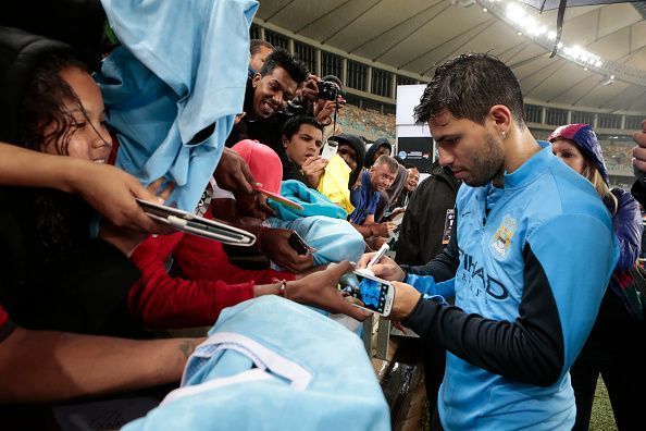 Soccer - Pre-Season Tour - Manchester City Signing Session and Training - Moses Mabhida Stadium
