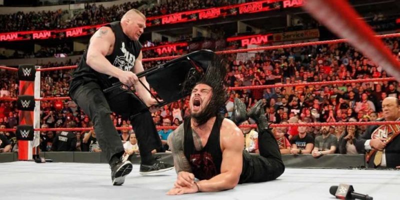 Image result for wwe raw 16 july 2018 brock lesnar