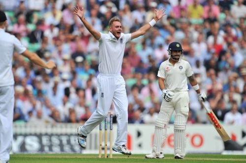 Stuart Broad Virat Kohli