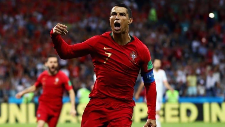 Ronaldo struck a stunning hat-trick against Spain