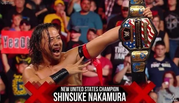 Shinsuke Nakamura as the new WWE United States Champion