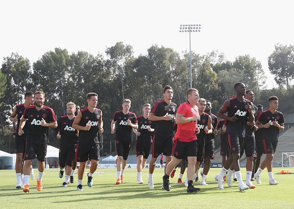 Manchester United Pre-Season Training Session