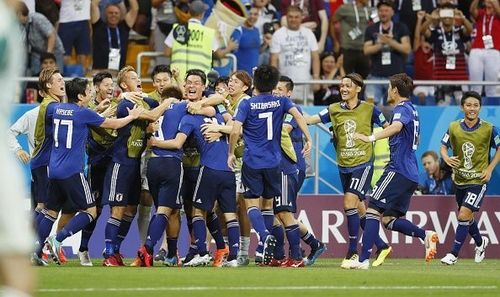 Football: Japan vs Belgium at World Cup