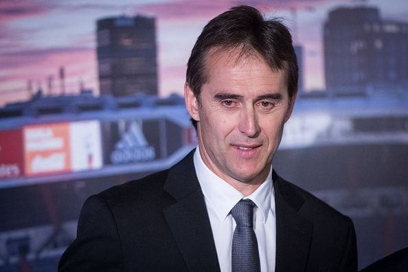 Julen Lopetegui Press Conference At Santiago Bernabeu Stadium