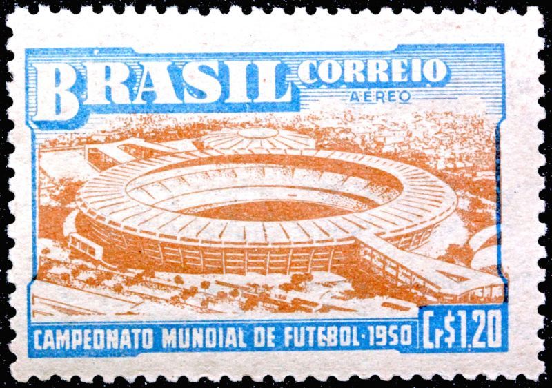 A 1950 Brazilian stamp promoting the tournament.