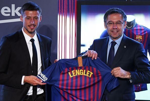 Barca&#039;s new Defender Lenglet