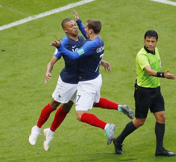 Football: France vs Argentina at World Cup