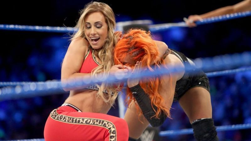 Becky Lynch, Carmella, WWE,