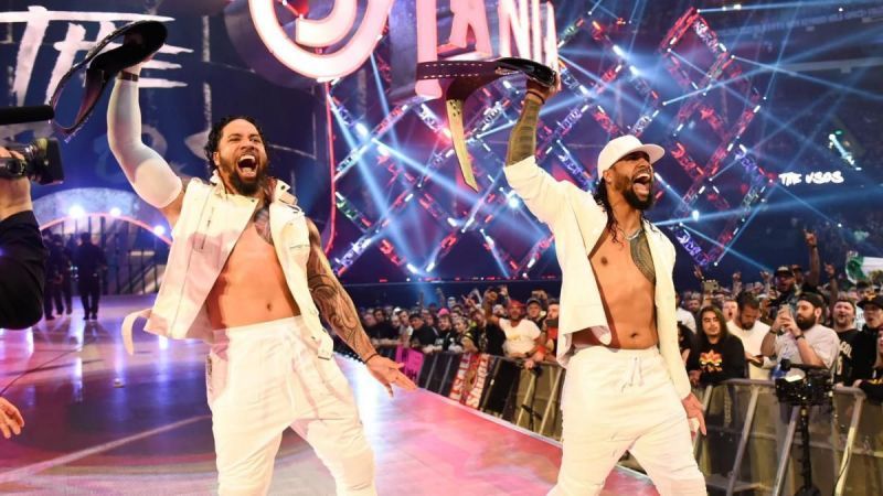 The Usos made their first appearance on the main card at WrestleMania this year