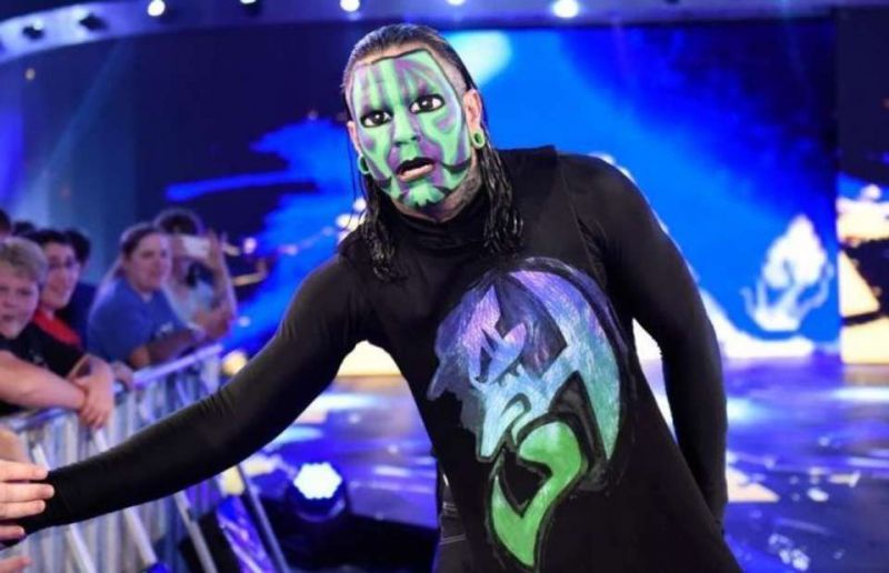 Jeff Hardy is intimidated by Brock Lesnar 