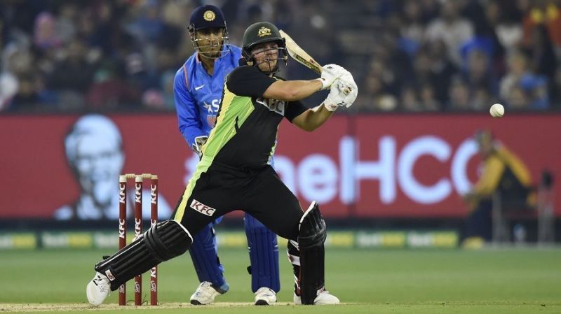 Image result for Aaron Finch 74 vs India, Melbourne (2016)