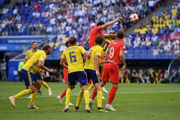 Sweden were undone by two headed goals