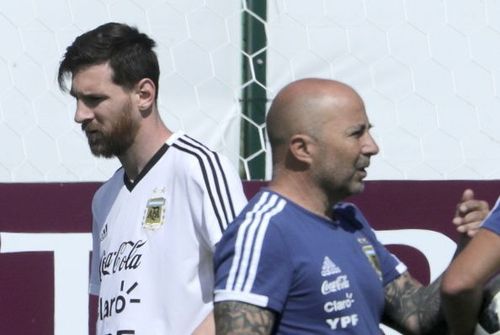 2018 FIFA World Cup: Argentina training session