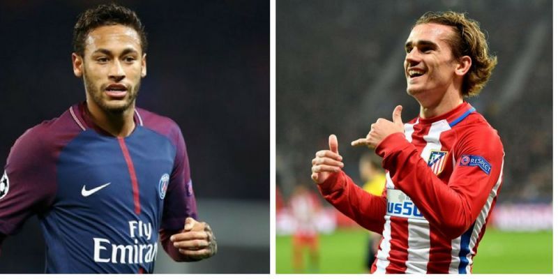 Neymar and Griezmann on course to clash again