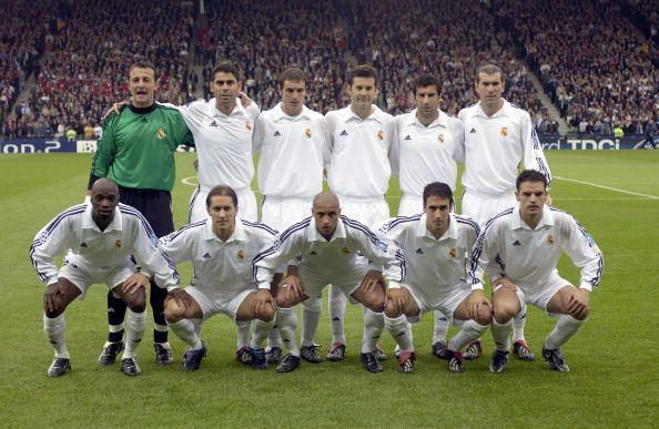 Football. UEFA Champions League Final. Hampden Park, Glasgow. 15th May 2002. Real Madrid 2 v Bayer Leverkusen 1