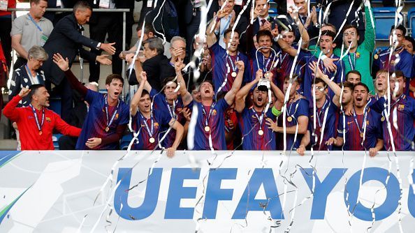 Chelsea FC v FC Barcelona - UEFA Youth League Final