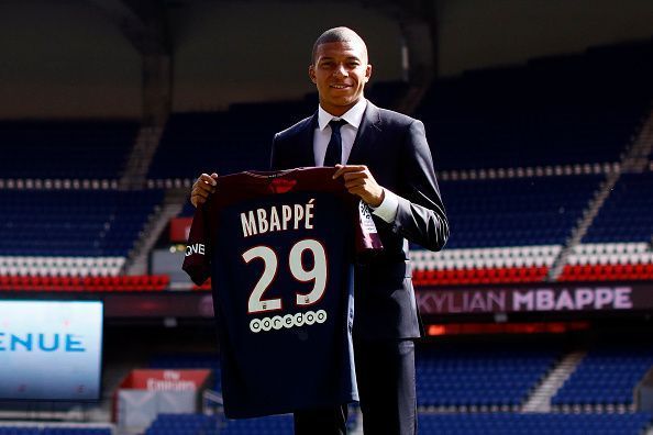 Paris Saint Germain Unveil New Signing Kylian Mbappe