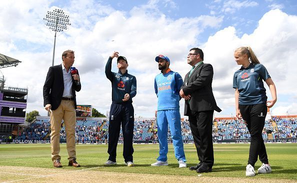 England won the toss and opted to bowl first