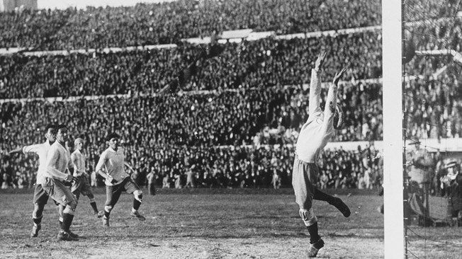 Uraguay were the first team in history to lift the World Cup trophy 