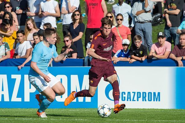 Manchester City v FC Barcelona - UEFA Youth League Semi Final