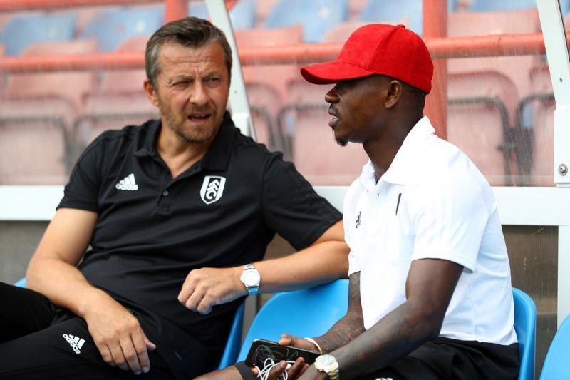 Seri with Fulham Manager Jokanovic